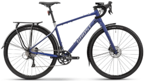 Ghost Asket EQ Vélo Gravel avec porte-bagages et garde-boue Bleu XL