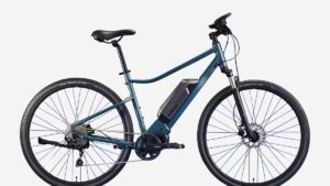 Vélo Tout Chemin Électrique Decathlon Riverside 540 E – Bleu